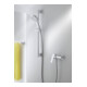 Duravit Brause-Einhebelmischer D-Code Aufputz, Keramikmischsystem, chrom