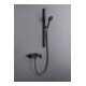 Duravit Brause-Einhebelmischer Manhattan AP, Wandmontage, schwarz matt