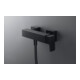 Duravit Brause-Einhebelmischer Manhattan AP, Wandmontage, schwarz matt