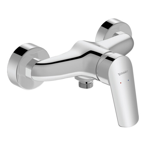 Duravit Brause-Einhebelmischer No. 1 AP, Wandmontage, chrom