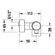 Duravit Brause-Einhebelmischer Tulum AP, Wandmontage, schwarz matt-4