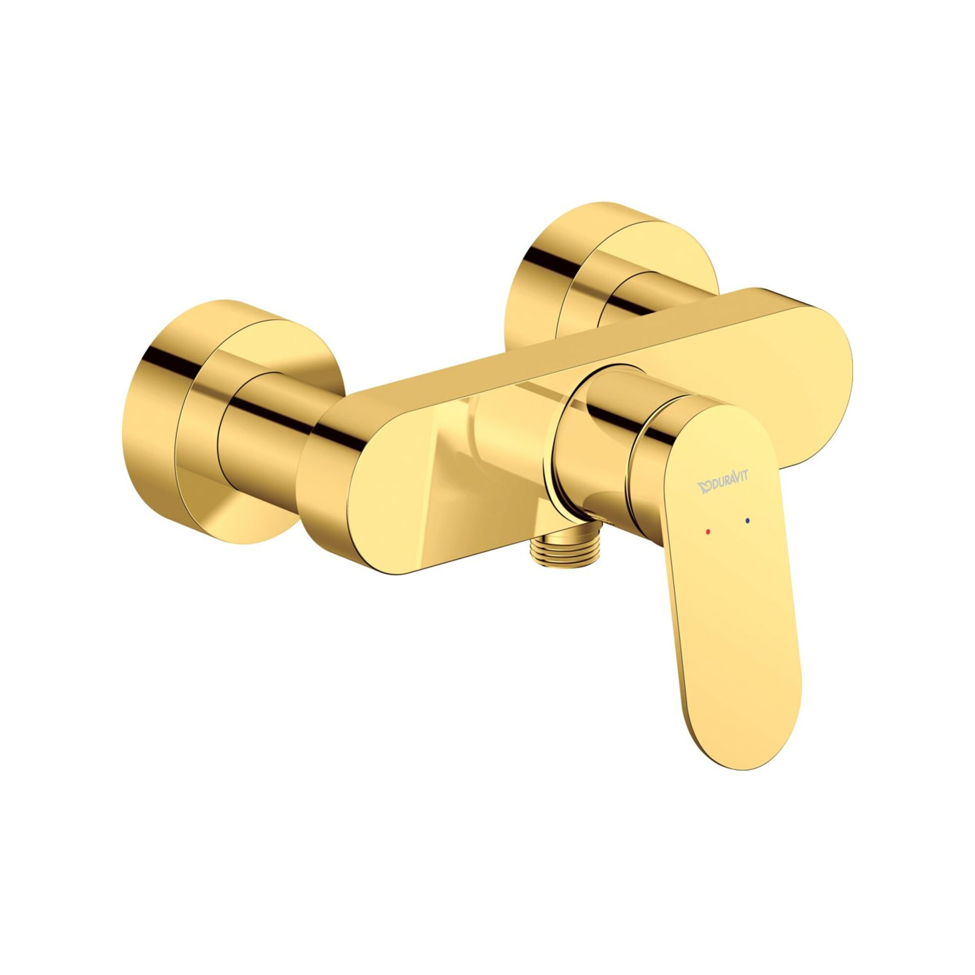 Duravit Brause-Einhebelmischer Wave AP, Gold poliert