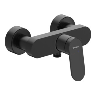 Duravit Brause-Einhebelmischer Wave AP, schwarz matt