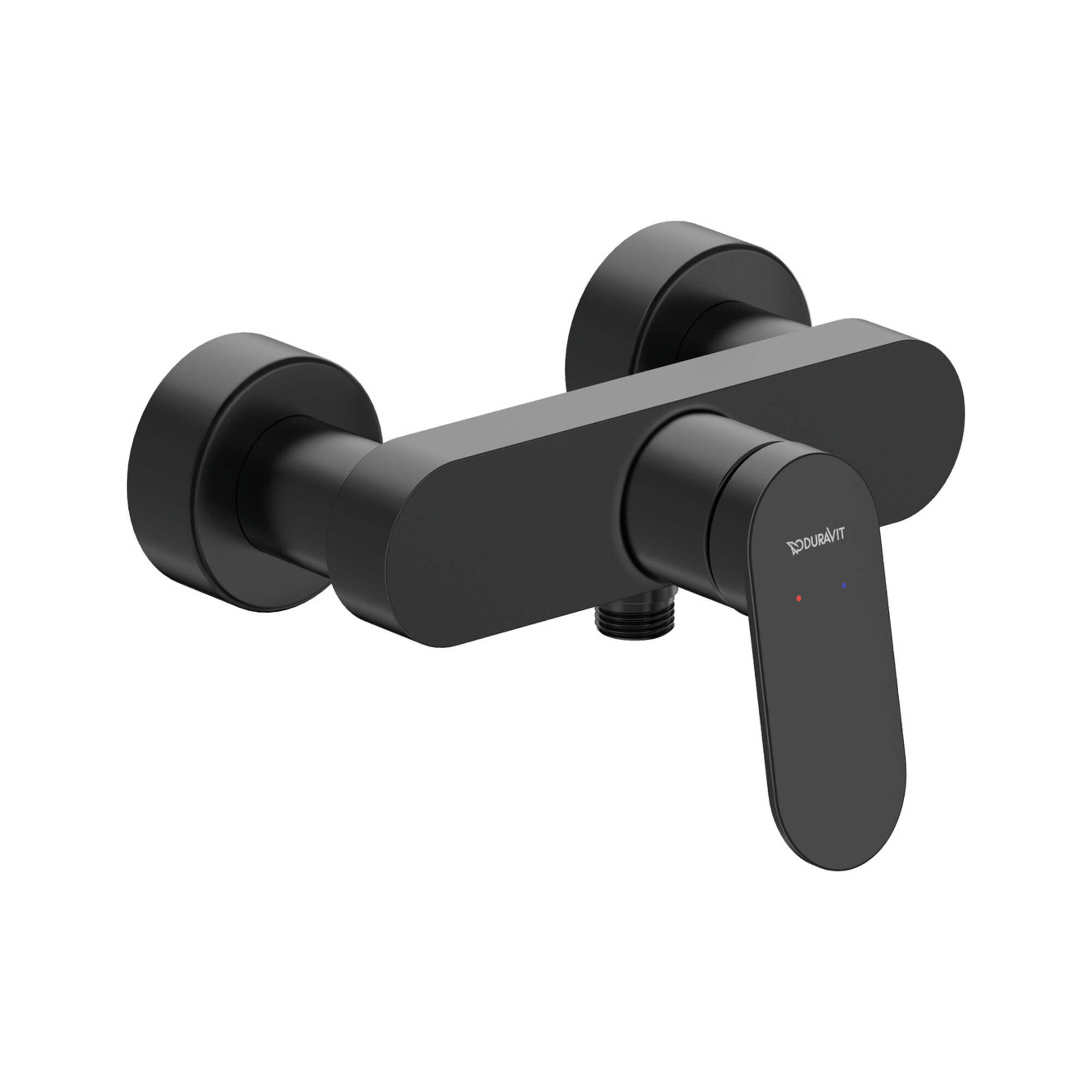 Duravit Brause-Einhebelmischer Wave AP, schwarz matt