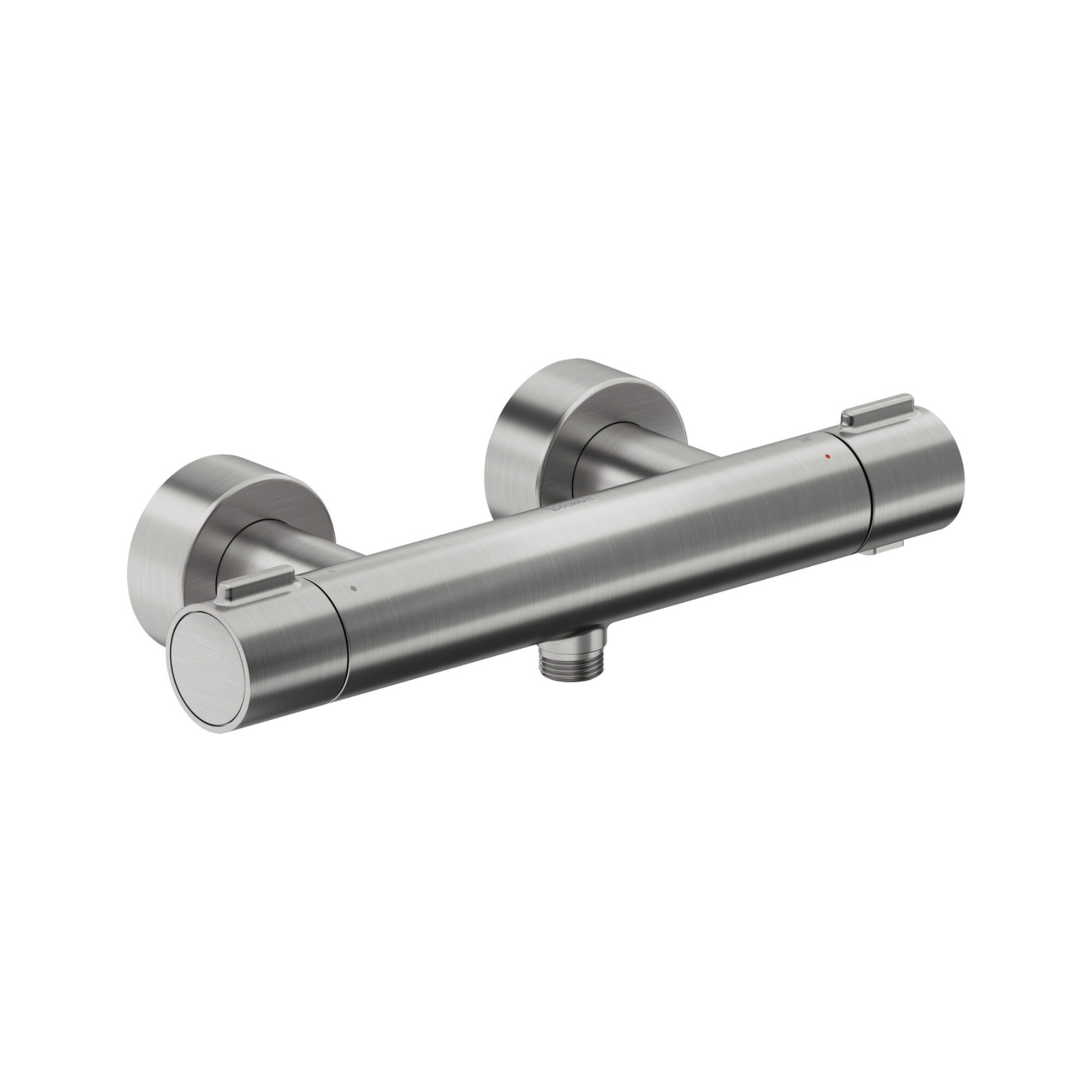 Duravit Brause-Thermostat 1000 AP, Edelstahl gebürstet