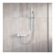 Duravit Brause-Thermostat AP, 1 Verbraucher, chrom/weiß