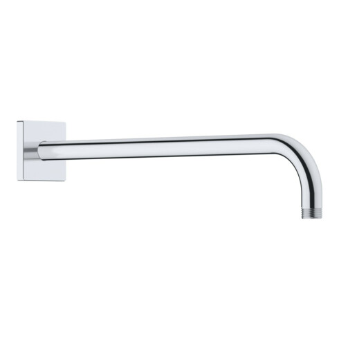 Duravit Brausearm 410mm, chr, geb., Wandmont., Ros. eckig