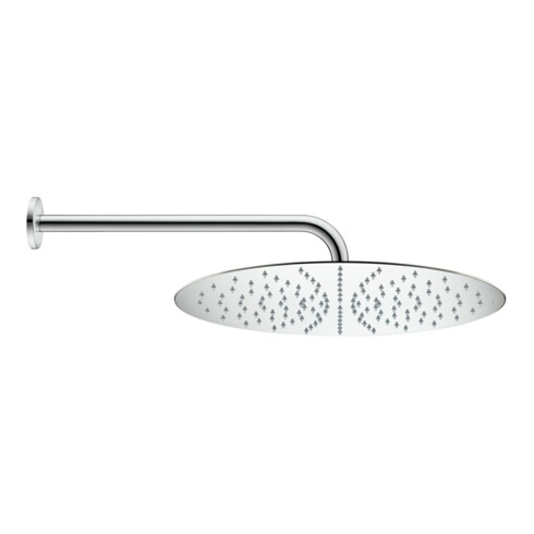 Duravit Brausearm 410mm, chr, geb., Wandmont., Ros. rund