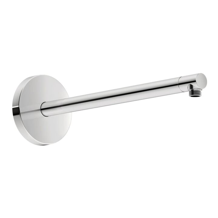 Duravit Brausearm 410mm, g pol., geb., Wandmont., Ros. rd