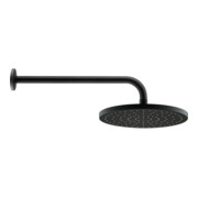 Duravit Brausearm 410mm, sw m, geb., Wandmont., Ros. rund