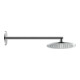 Duravit Brausearm m Wandbefestigungsplatte, rd, 485mm, chr-1