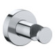 Duravit Brausehalter fest. Haltep., Ros. rd, a Messing, chrom-1