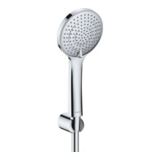 Duravit Brausehalterset MinusFlow m Stabhandbrause, Schlauch, a Kunststoff, chr