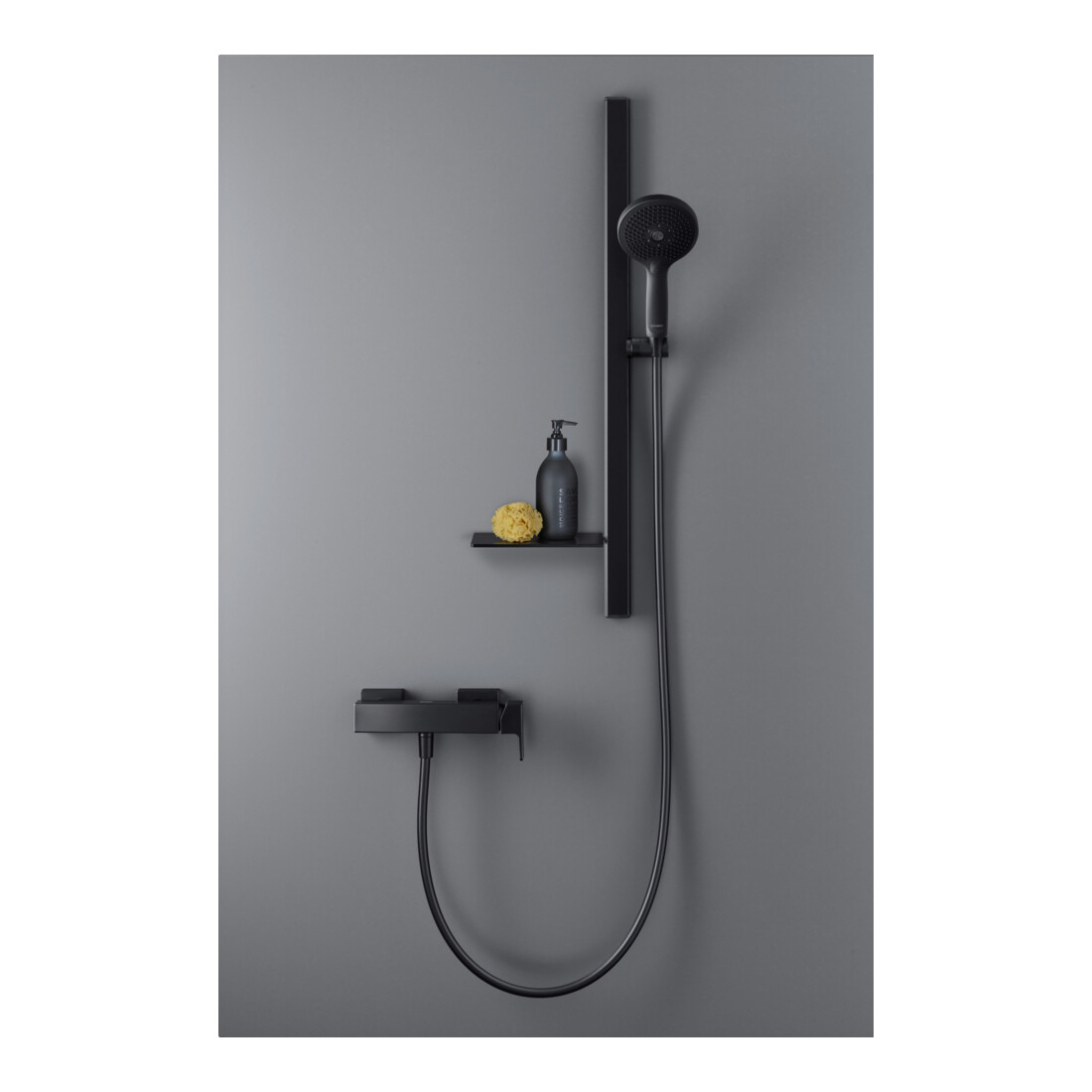 Duravit Brausestange 800mm, a Aluminium/Kunststoff, sw matt
