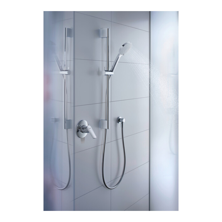 Duravit Brausestange aus Messing/Kunststoff, 700mm, chrom