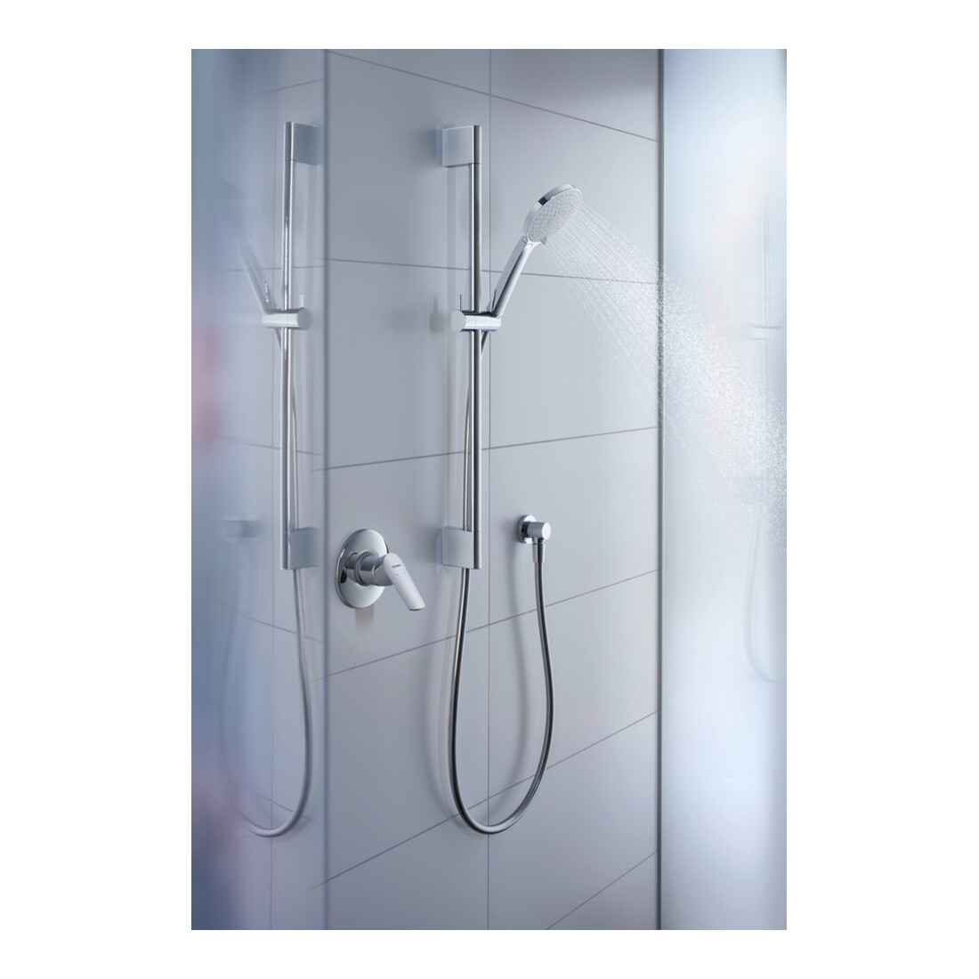Duravit Brausestange aus Messing/Kunststoff, 700mm, chrom