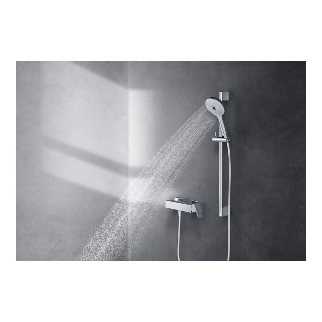 Duravit Brausestange aus Messing/Kunststoff, 700mm, chrom