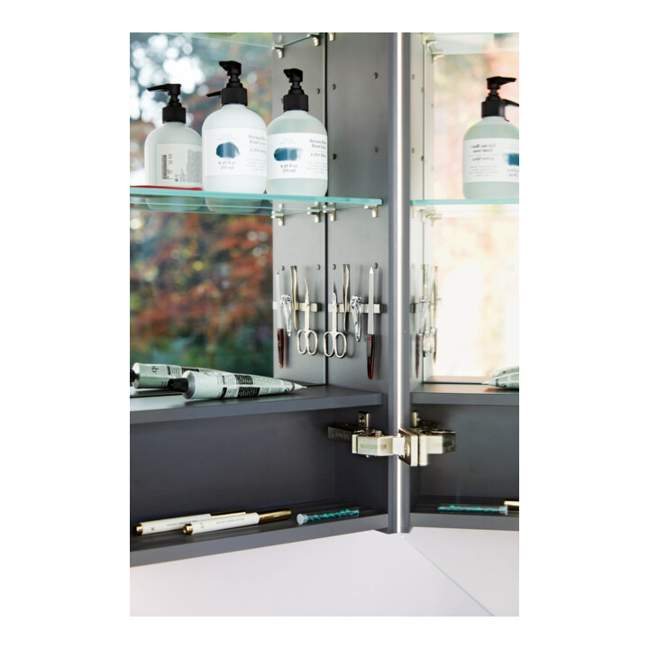 Duravit Brioso Barre Magnétique 9x1cm, Acier Inoxydable Poli