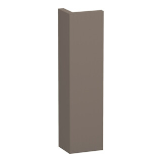 Duravit Cache-caisse L-Cube 40x2-10x1,6cm, basalt mat