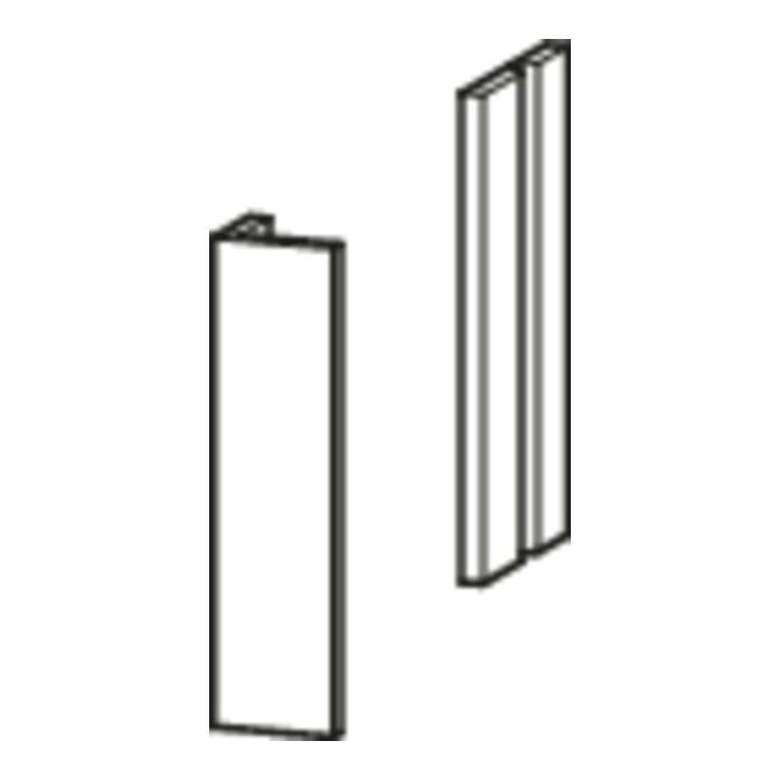 Duravit Cache-caisse L-Cube 40x2-10x1,6cm, lin