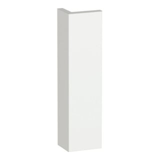 Duravit Cache Corps L-Cube 40x2-10x1,6cm, blanc mat