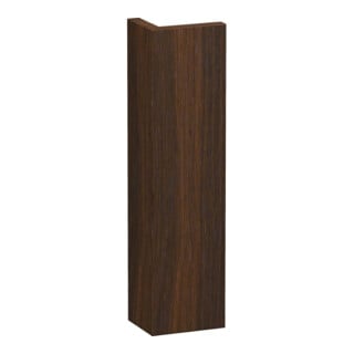Duravit Cache-corpus L-Cube 40x2-10x1,6 cm, noyer brossé