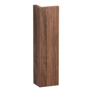 Duravit Cache-cuvette L-Cube 40x2-10x1,6cm, noyer foncé