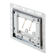 Duravit Cadre d'encastrement DuraSystem 29x21 cm, surface plane, plastique, chrome brillant