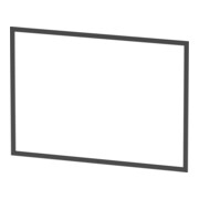 Duravit Cadre d'encastrement L-Cube pour vis à aggloméré, 105x75,1x1 cm, graphite mat