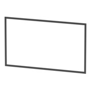 Duravit Cadre d'encastrement L-Cube pour vis à aggloméré, 125x75,1x1 cm, graphite mat