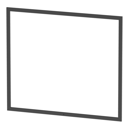 Duravit Cadre d'encastrement L-Cube pour vis à aggloméré, 85x75,1x1 cm, graphite mat