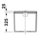Duravit Citerne D-Code 39x14,5 cm, 6/3 l, blanc, raccord bas gauche