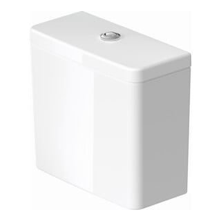 Duravit Citerne D-Neo 39,5x18 cm, 6/3 l, raccord bas gauche, blanc