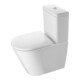 Duravit Citerne D-Neo 39,5x18 cm, 6/3 l, raccord bas gauche, blanc-2