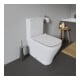 Duravit Citerne DuraStyle 39x17 cm, 6/3 l, raccord bas gauche, blanc