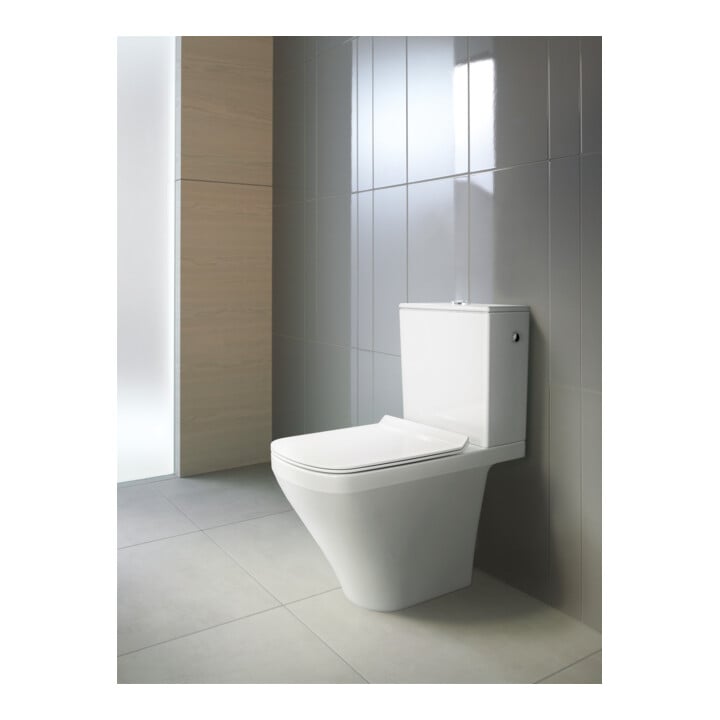 Duravit Citerne DuraStyle 39x17 cm, 6/3 l, raccord bas gauche, blanc