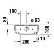 Duravit Citerne Happy D.2 39,5x16 cm, 6/3 l, raccord droite ou gauche, blanc-5