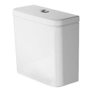 Duravit Citerne No. 1 39x17cm, 6/3 l, raccord bas gauche, blanc