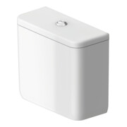 Duravit Citerne Qatego 40x18 cm, 4,5/3 l, raccord bas gauche, blanc brillant