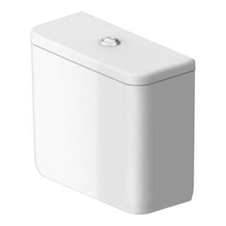 Duravit Citerne Qatego 40x18 cm, 6/3 l, raccord bas gauche, blanc brillant