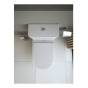 Duravit Citerne Qatego 40x18 cm, 6/3 l, raccord bas gauche, blanc brillant-5
