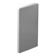 Duravit Cloison de séparation urinoir Starck 3 40x70,5 cm, avec matériel fixation, blanc WonderGliss