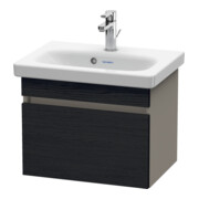 Duravit Com DuraStyle Meuble sous lavabo 50x36,8 cm, blanc œuf/basalte mat, 1 tiroir