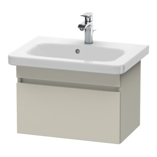 Duravit Com DuraStyle Meuble sous-lavabo 58x36,8 cm, taupe, 1 tiroir