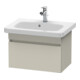 Duravit Com DuraStyle Meuble sous-lavabo 58x36,8 cm, taupe, 1 tiroir-1