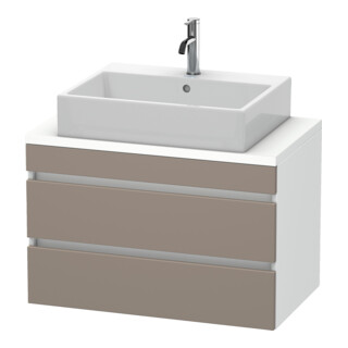 Duravit Com DuraStyle Meuble sous-lavabo 80x47,8 cm, blanc mat, 2 tiroirs