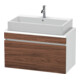 Duravit Com DuraStyle Meuble sous lavabo 90x47,8 cm, N dk/we ma, avec console, 1 tiroir-1