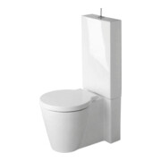 Duravit Combinaison WC sur pied, cuvette à chasse profonde Starck 1 41,5x64cm, 4,5 l, évac. horiz./obliq., blanc