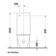 Duravit Combinaison WC sur pied, cuvette à chasse profonde Starck 1 41,5x64cm, 4,5 l, évac. horiz./obliq., blanc