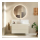 Duravit Console Balcoon 100x55x37 cm, 1 AS, avec trou, ivoire mat